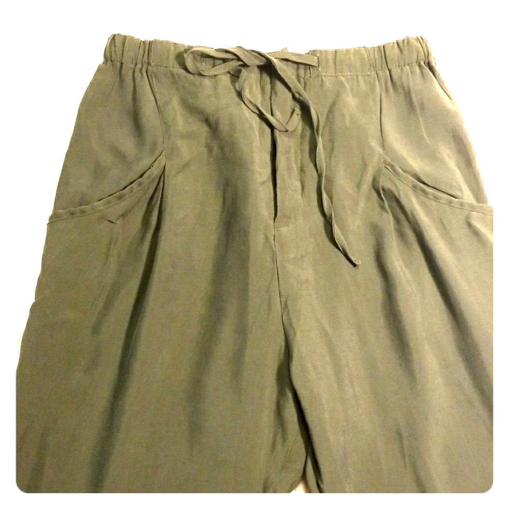 Zara palazzo pants with oversized pockets, size S